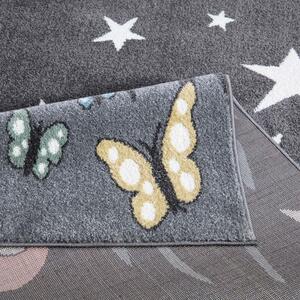 Dekorstudio ANIME sivý detský koberec - medvedík 916 Rozmer koberca: 190x280cm