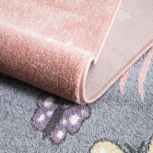 Dekorstudio Ružový detský koberec ANIME - medvedík 916 Rozmer koberca: 160x230cm