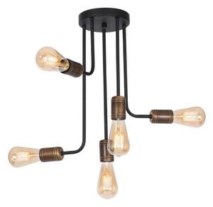 Luster na tyči 5xE27/15W/230V