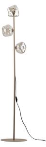 Brilagi - Stojacia lampa VULCANO 3xG9/8W/230V béžová/dymová béžová