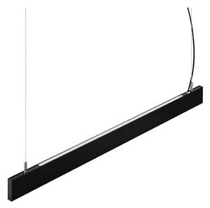 Ideal Lux - LED luster na lanku STEEL LED/29W/230V 4000K CRI 90 120 cm čierny