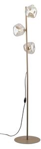 Brilagi - Stojacia lampa VULCANO 3xG9/8W/230V béžová/dymová béžová