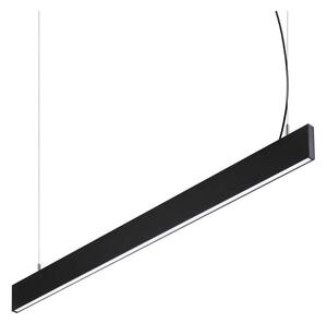 Ideal Lux - LED luster na lanku STEEL LED/29W/230V 3000K CRI 90 120 cm čierny
