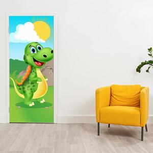 Fototapeta na dvere - Dinosaurus (95x205cm)