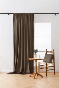 Tmavý zatemňovací záves VELVET 140x270 cm Zavesenie: Riasiaca páska