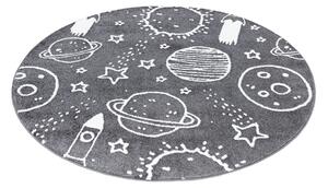 Dekorstudio ANIME kruhový koberec do detskej izby - vesmír 912 Priemer koberca: 120cm