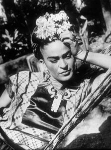 Umelecká fotografie Mexican Painter Frida Kahlo in A Hammock, 1948, (30 x 40 cm)