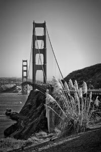 Umelecká fotografie San Francisco Golden Gate Bridge, Melanie Viola, (26.7 x 40 cm)