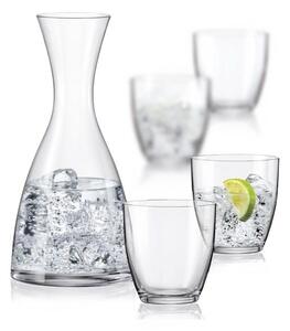 Bohemia Crystal set na vodu a nealko (1 karafa + 4 poháre)