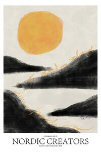 Ilustrácia Sunrise, Nordic Creators, (30 x 40 cm)