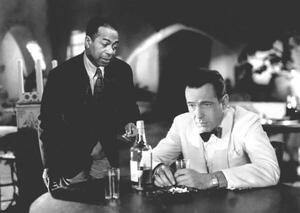 Umelecká fotografie Humphrey Bogart, Casablanca 1943, (40 x 30 cm)
