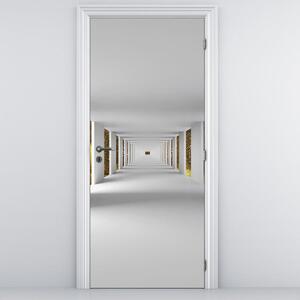 Fototapeta na dvere - Tunel so zlatým nebom (95x205cm)