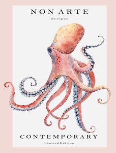 Ilustrácia Non Arte Octopus, Rikke Londager Boisen, (30 x 40 cm)