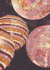 Ilustrácia Disco balls, Gigi Rosado, (26.7 x 40 cm)