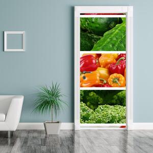 Fototapeta na dvere - Zelenina (95x205cm)