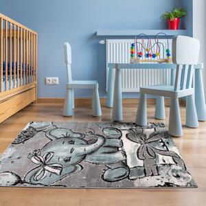 Jutex Detský koberec Playtime 4841A modrý, Rozmery 1.50 x 0.80