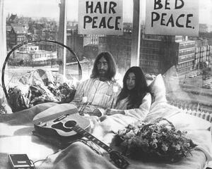 Umelecká fotografie Bed-In for Peace by Yoko Ono and John Lennon, 1969, (40 x 30 cm)