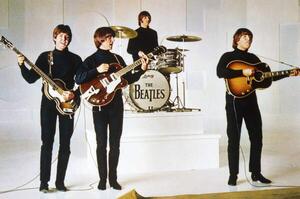 Umelecká fotografie Paul Mccartney, George Harrison, Ringo Starr And John Lennon., (40 x 26.7 cm)