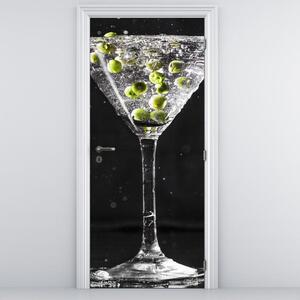 Fototapeta na dvere - pohárik s olivami (95x205cm)