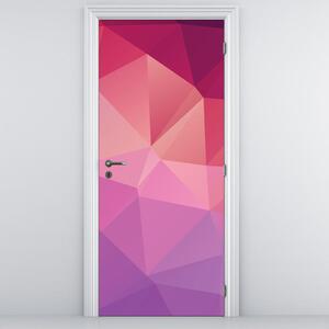 Fototapeta na dvere - farebná abstrakcie (95x205cm)