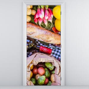 Fototapeta na dvere - Zelenina (95x205cm)