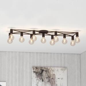 Eglo 43722 - Stropné svietidlo SPEKE 11xE27/40W/230V čierna