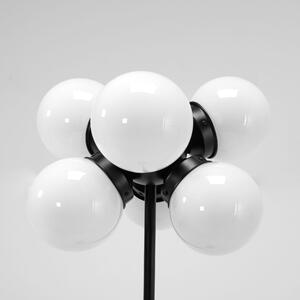 Toolight - Podlahová lampa 6xE27 APP905-6F, čierna-biela, OSW-03204