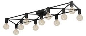 Eglo 43722 - Stropné svietidlo SPEKE 11xE27/40W/230V čierna