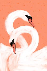 Ilustrácia Swans, Treechild, (26.7 x 40 cm)