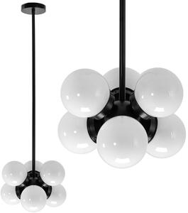 Toolight - Stropná lampa APP904-6CP, čierna, OSW-03203