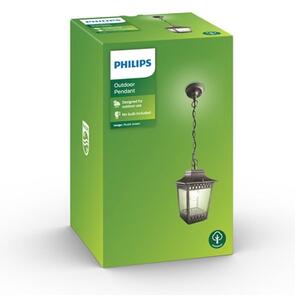 Philips 15406/86/PN - Vonkajší luster HEDGE 1xE27/60W/230V IP44