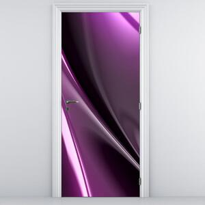 Fototapeta na dvere - fialová abstrakcia (95x205cm)