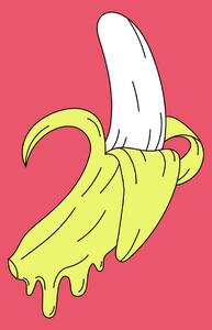 Ilustrácia Melting Pink Banana, jay stanley, (26.7 x 40 cm)