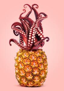 Ilustrácia Octopus Pineapple, Artem Pozdniakov, (30 x 40 cm)