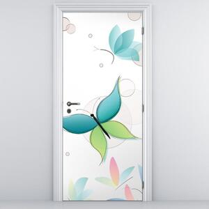 Fototapeta na dvere - abstraktný motýľ (95x205cm)