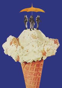 Ilustrácia Ice Cream Landing, Circular Concepts, (30 x 40 cm)