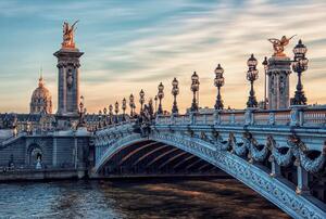 Umelecká fotografie Alexandre III bridge in Paris, StockByM, (40 x 26.7 cm)