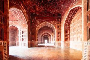 Umelecká fotografie Taj Mahal Mosque India, ferrantraite, (40 x 26.7 cm)