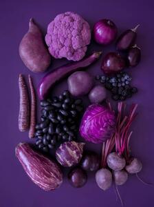 Umelecká fotografie Purple fruits and vegetables, gerenme, (30 x 40 cm)