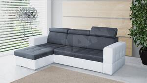 Mirjan24 Rohová sedacia súprava Softino, Dostupné poťahy: ekokoža Soft 017 + Inari 96, Strana: ľavá 5902928084832