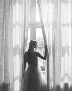 Umelecká fotografie Gorgeous bride, CoffeeAndMilk, (30 x 40 cm)