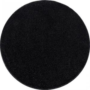 Koberec Ata čierny kruh - na objednávku, Rozmery 1.20 x 1.20