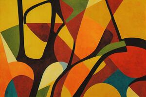 Umelecká fotografie Colors in abstract painting, Jasmin Merdan, (40 x 26.7 cm)