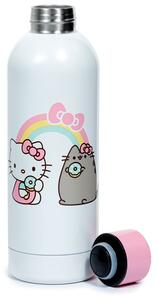 Termofľaša s mačkami Pusheen a Hello Kitty