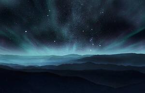 Umelecká fotografie Northern lights, Rastan, (40 x 26.7 cm)