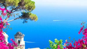 Umelecká fotografie Ravello village, Amalfi coast of Italy, neirfy, (40 x 22.5 cm)