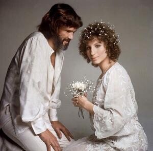 Fotografia Kris Kristofferson And Barbra Streisand, (40 x 40 cm)