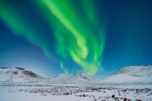 Umelecká fotografie Aurora Borealis. Northern Lights over the, Biletskiy_Evgeniy, (40 x 26.7 cm)