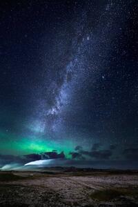 Fotografia Aurora Borealis with the Milky Way, Arctic-Images, (26.7 x 40 cm)
