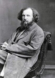 Umelecká fotografie Dmitri Ivanovich Mendeleev, Russian Photographer,, (26.7 x 40 cm)